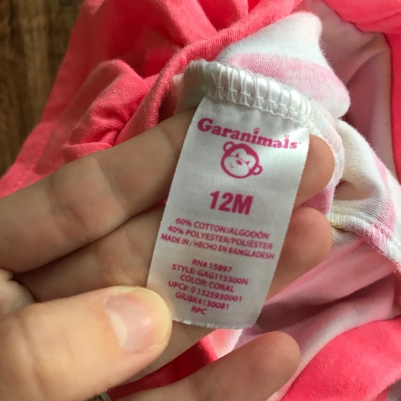 (4 for $5) Pink & Yellow Striped Leggings w/ Skirt - Picture 4 of 4